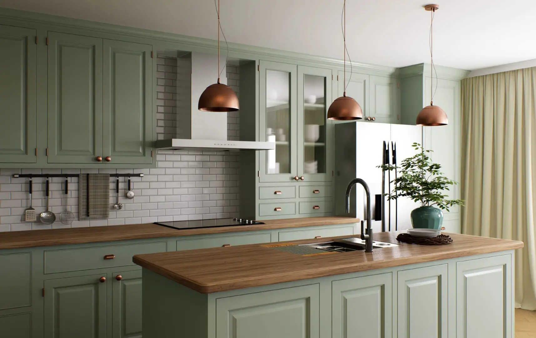 8 Classy Paint Ideas For Your Kitchen Cabinets