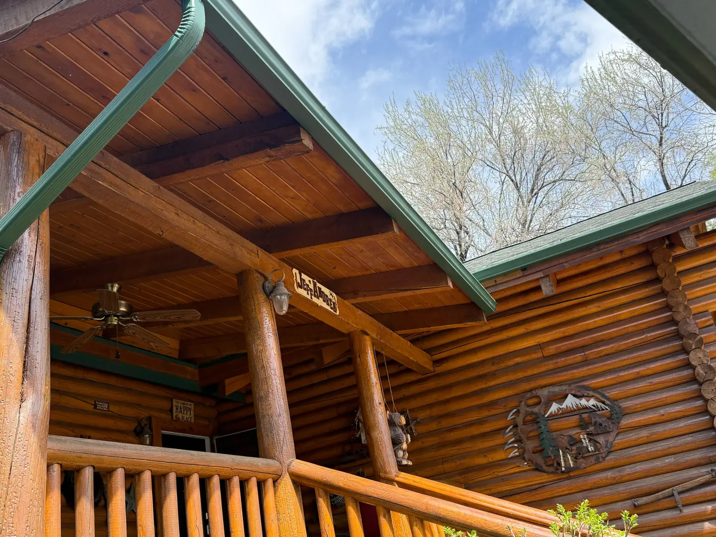 Stunning Exterior Log Home Staining Restoration in Riverdale