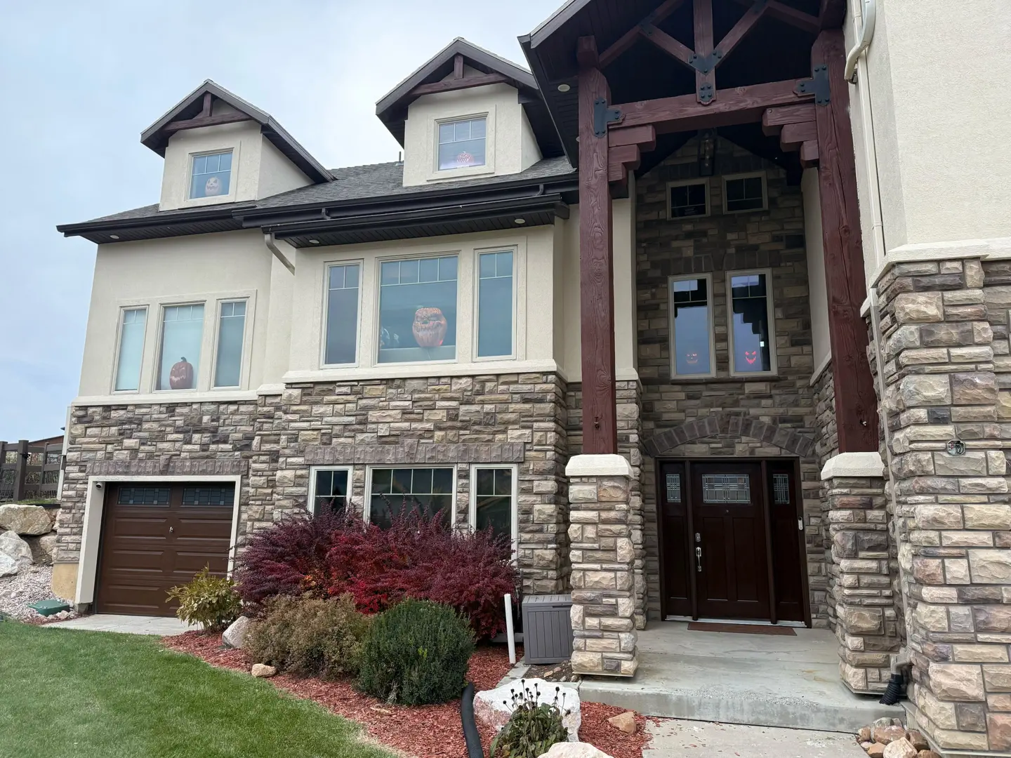 Stucco Repaint and Wood Staining in Eden, Utah