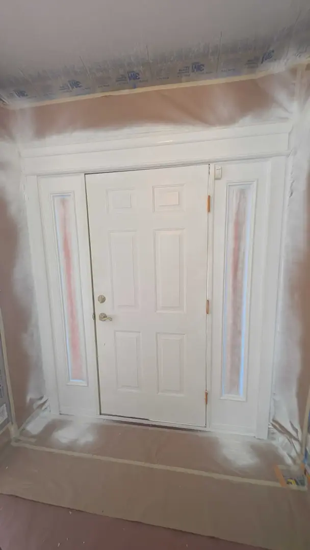 Stunning Two-Tone Front Door Painting in North Salt Lake